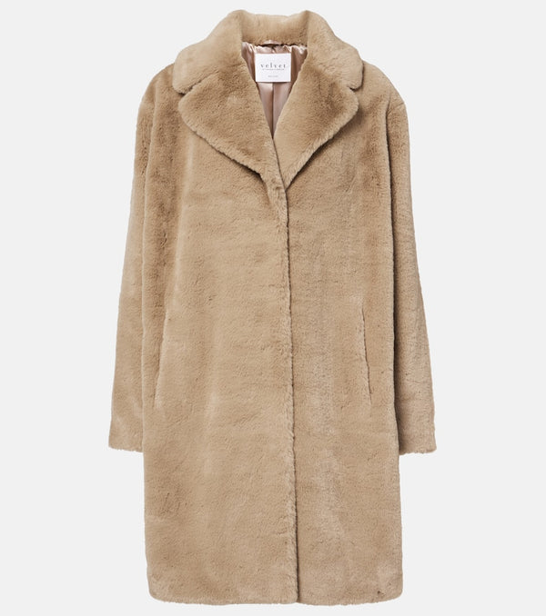 Velvet Evalyn faux fur coat