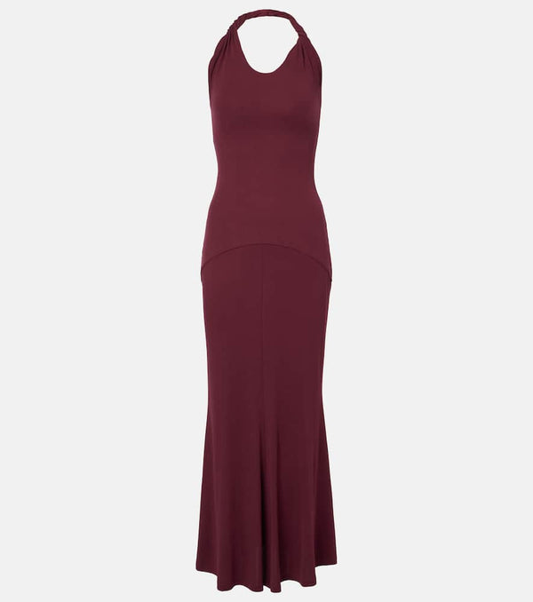 Tove Eleanor halterneck jersey maxi dress