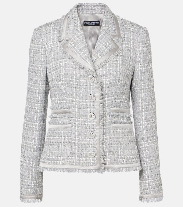 Dolce & Gabbana Lamé bouclé jacket