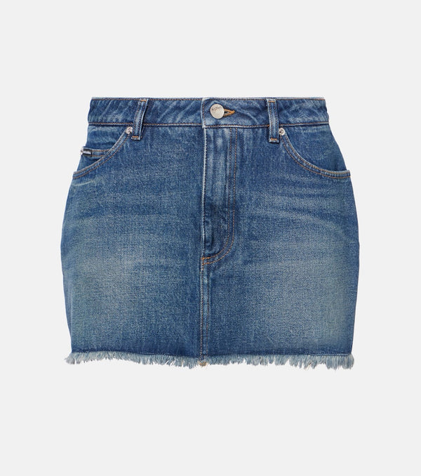 Dolce & Gabbana Denim miniskirt