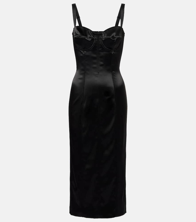 Dolce & Gabbana Satin bustier dress