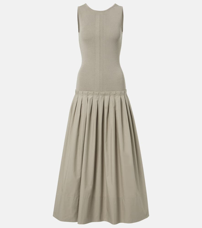 Proenza Schouler White Label Malia pleated maxi dress