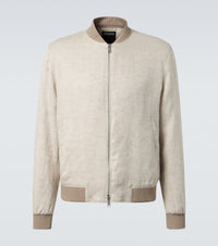 Zegna Linen bomber jacket