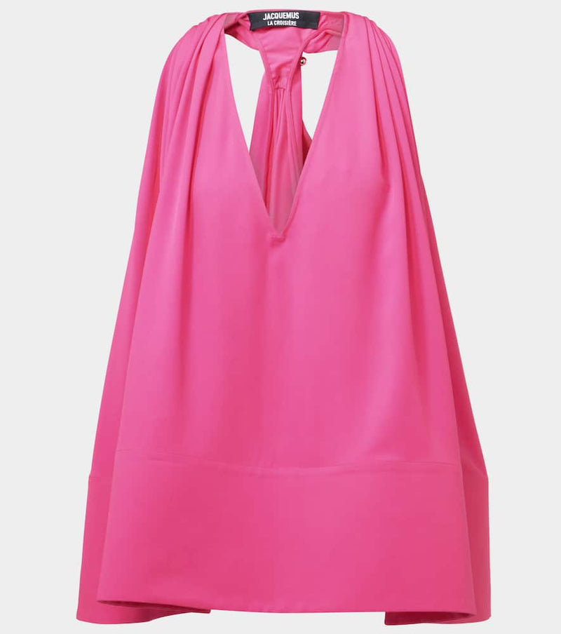Jacquemus Norma halterneck top