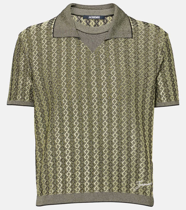 Jacquemus Marino jacquard polo shirt