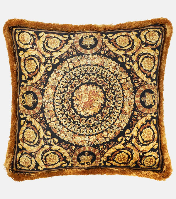 Versace Home Barocco silk cushion