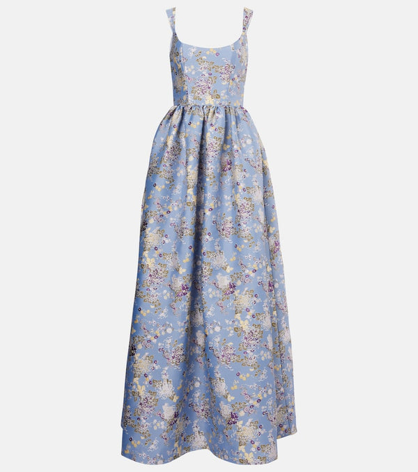 Markarian Floral jacquard gown