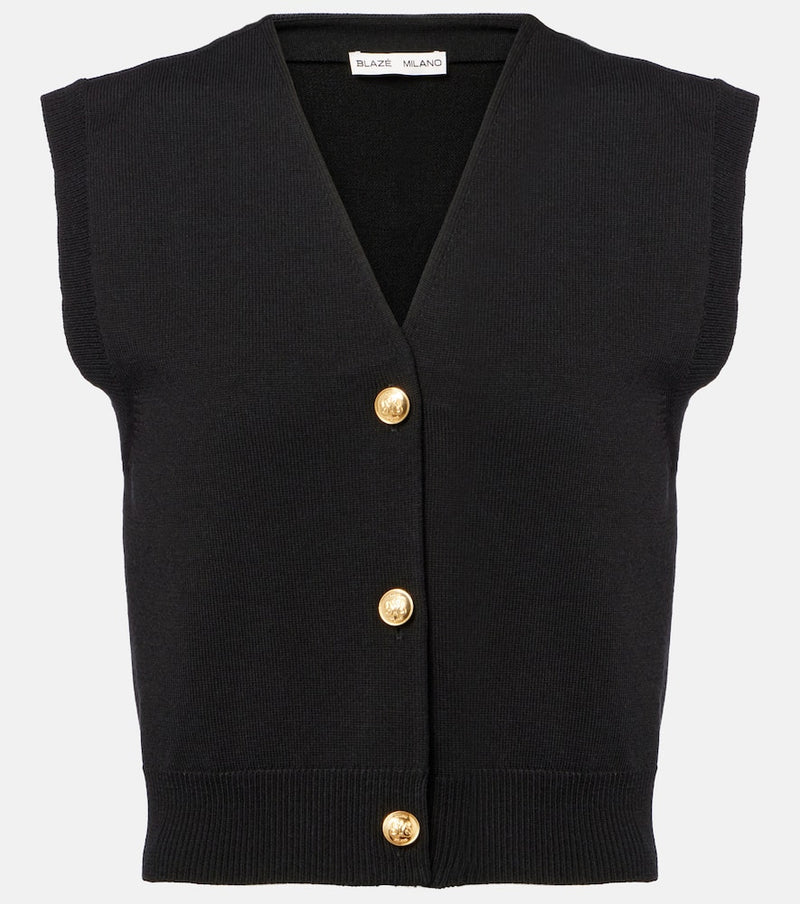 Blaze Milano Sebright wool-blend sweater vest