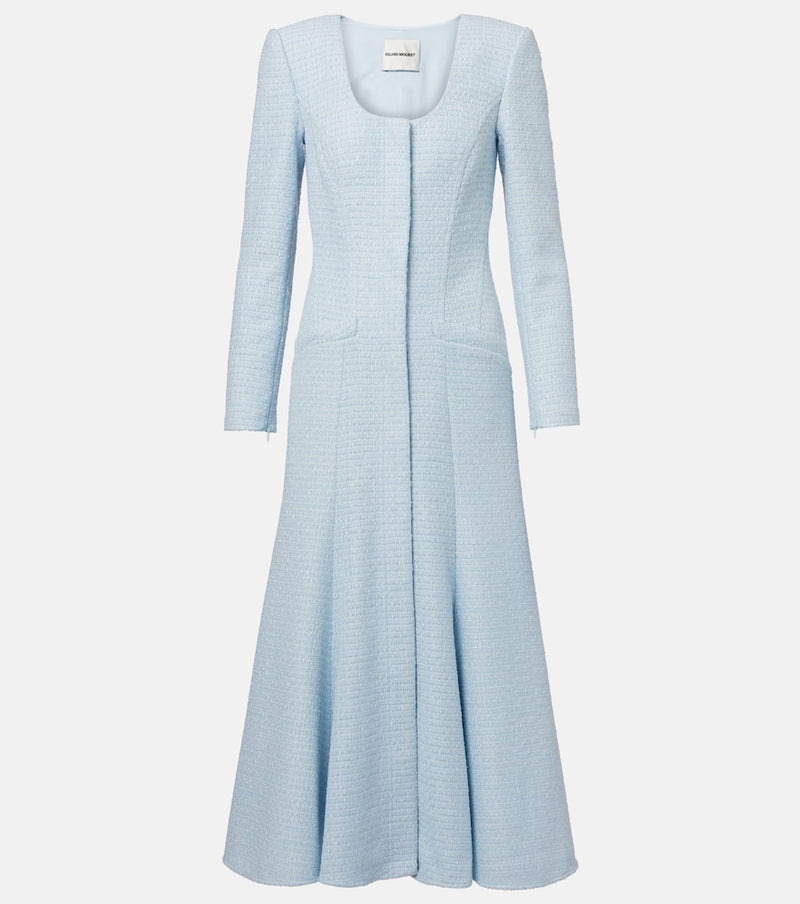 Roland Mouret Jacquard midi dress