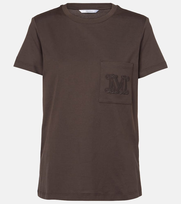 Max Mara Papaia logo cotton jersey T-shirt