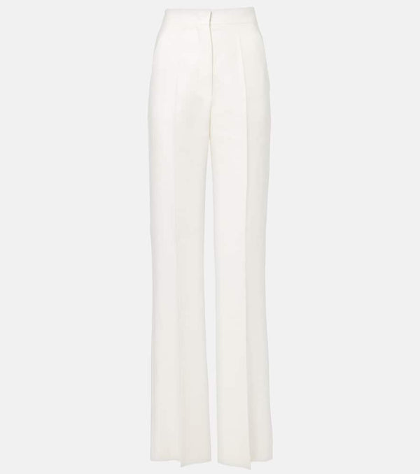 Max Mara Aversa high-rise linen wide-leg pants