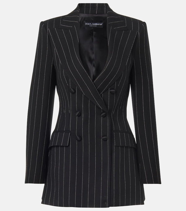 Dolce & Gabbana Striped wool blazer