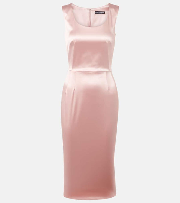 Dolce & Gabbana Satin midi dress