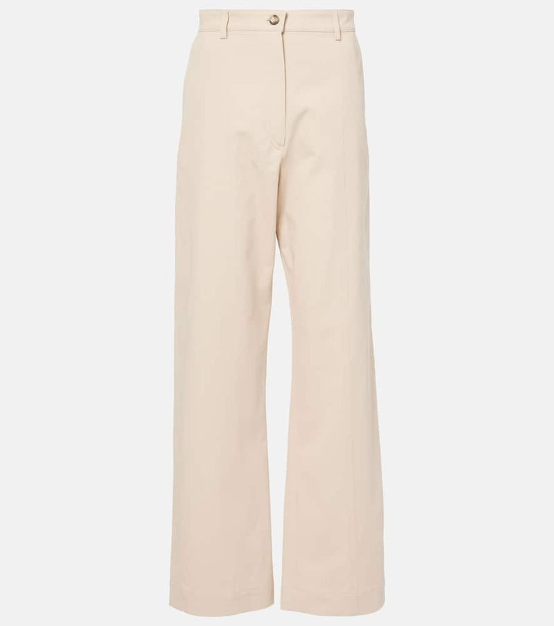 Sportmax Era cotton-blend wide-leg pants