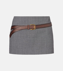 Prada Applique miniskirt