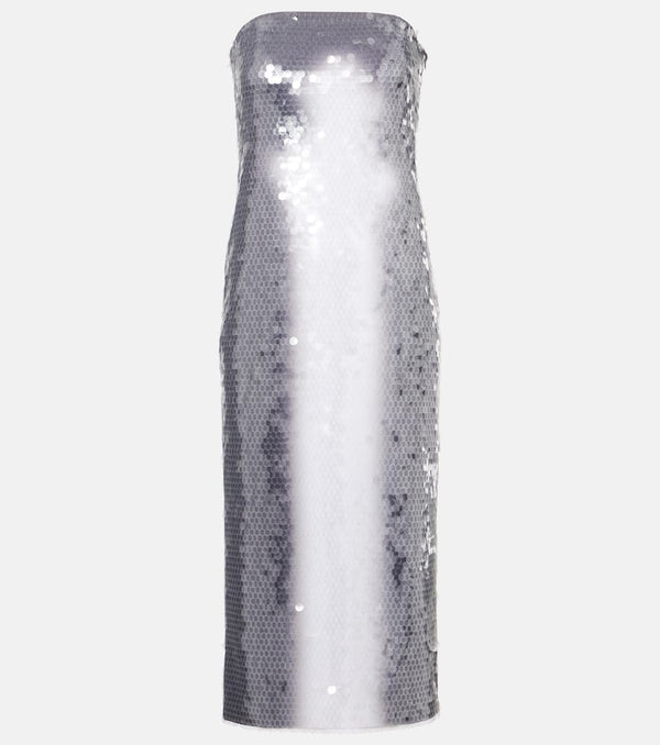 Sportmax Sequined jersey midi dress