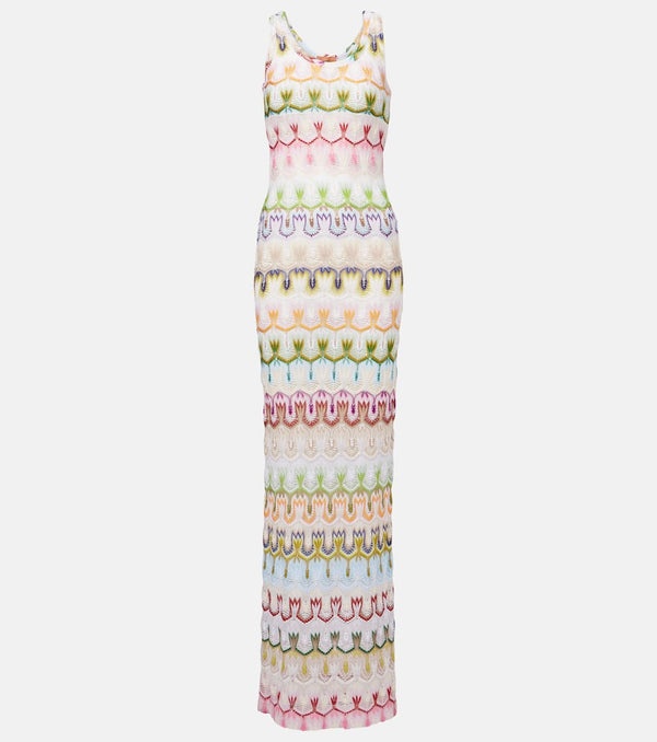 Missoni Zigzag lamé minidress