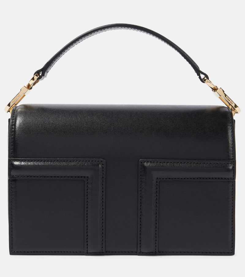 Toteme T-Flap Mini leather crossbody bag