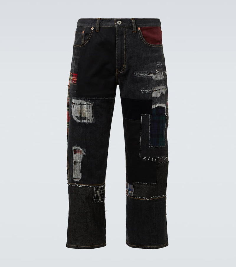 Junya Watanabe x Levi's patchwork wide-leg jeans