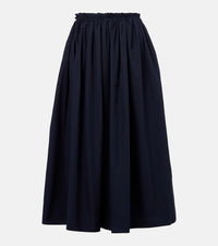 Gabriela Hearst Chiara cotton poplin midi skirt
