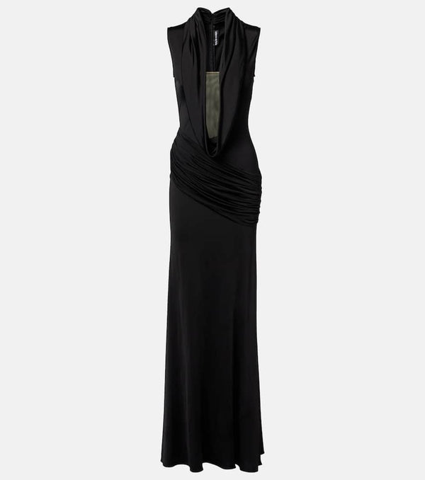 David Koma Draped gown