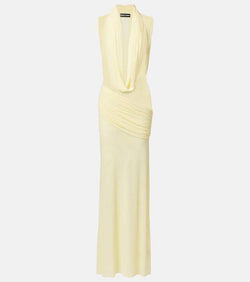 David Koma Semi-sheer gown