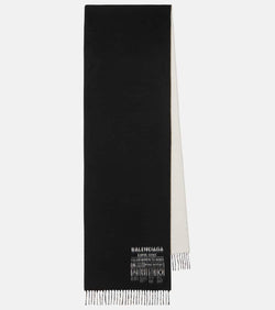 Balenciaga Cashmere and wool scarf