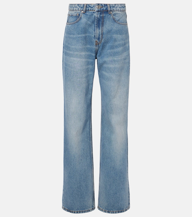 Ami Paris High-rise wide-leg jeans