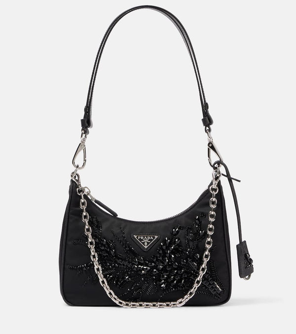 Prada Re-Edition embellished shoulder bag