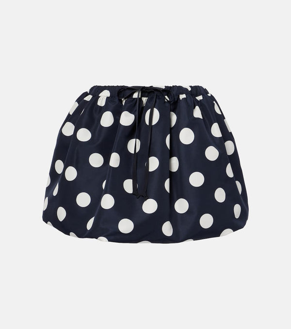 Patou Polka-dot miniskirt