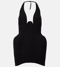 Mugler Scalloped minidress