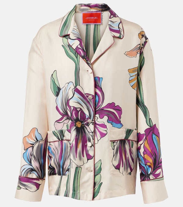 La DoubleJ Floral silk shirt