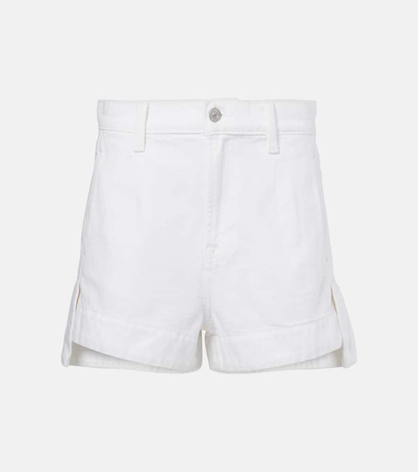 7 For All Mankind High-rise denim shorts