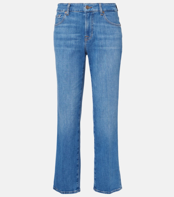 7 For All Mankind Calie mid-rise straight jeans