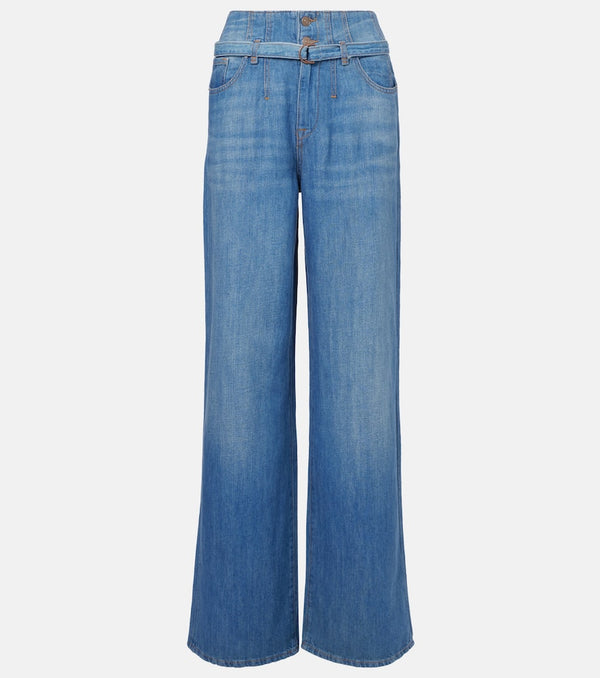 7 For All Mankind Kansas high-rise wide-leg jeans