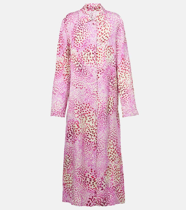 Dries Van Noten Printed jacquard coat