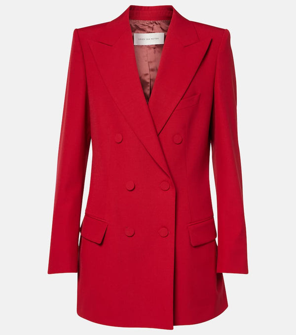 Dries Van Noten Double-breasted wool blazer