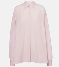 Dries Van Noten Striped cotton-blend shirt