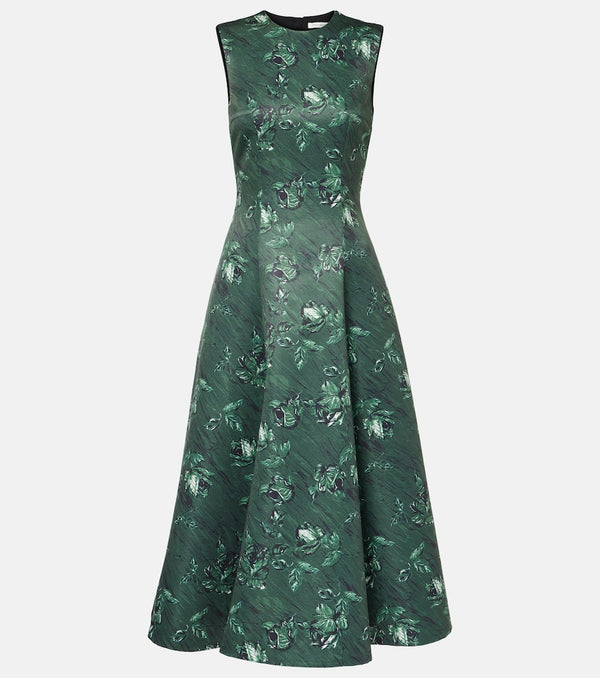 Emilia Wickstead Mara floral taffetta gown