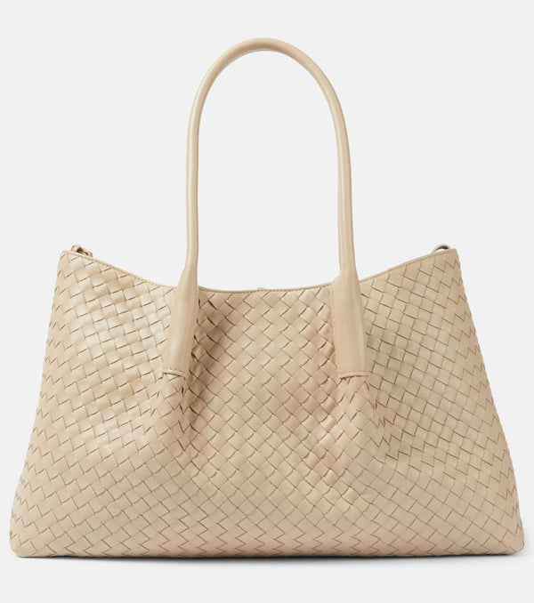 Bottega Veneta Pinacoteca reversible leather and suede tote bag