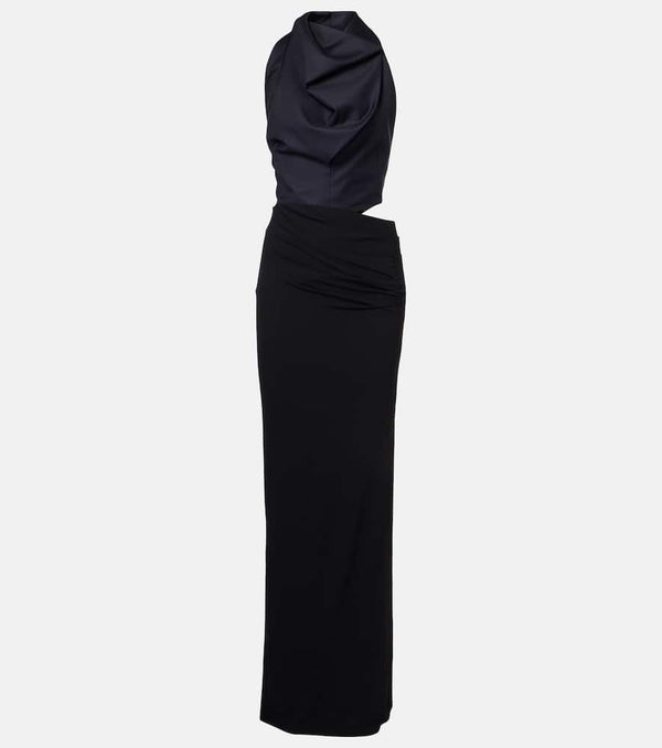 Magda Butrym Draped silk maxi dress