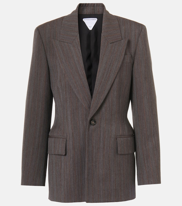 Bottega Veneta Striped wool blazer