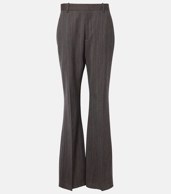 Bottega Veneta High-rise wool flared pants