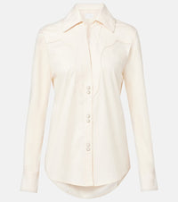 Johanna Ortiz Cotton-blend poplin shirt