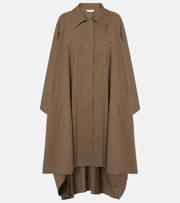 The Row Leins cotton poplin coat