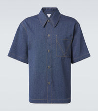 Bottega Veneta Knitted wool and cotton shirt