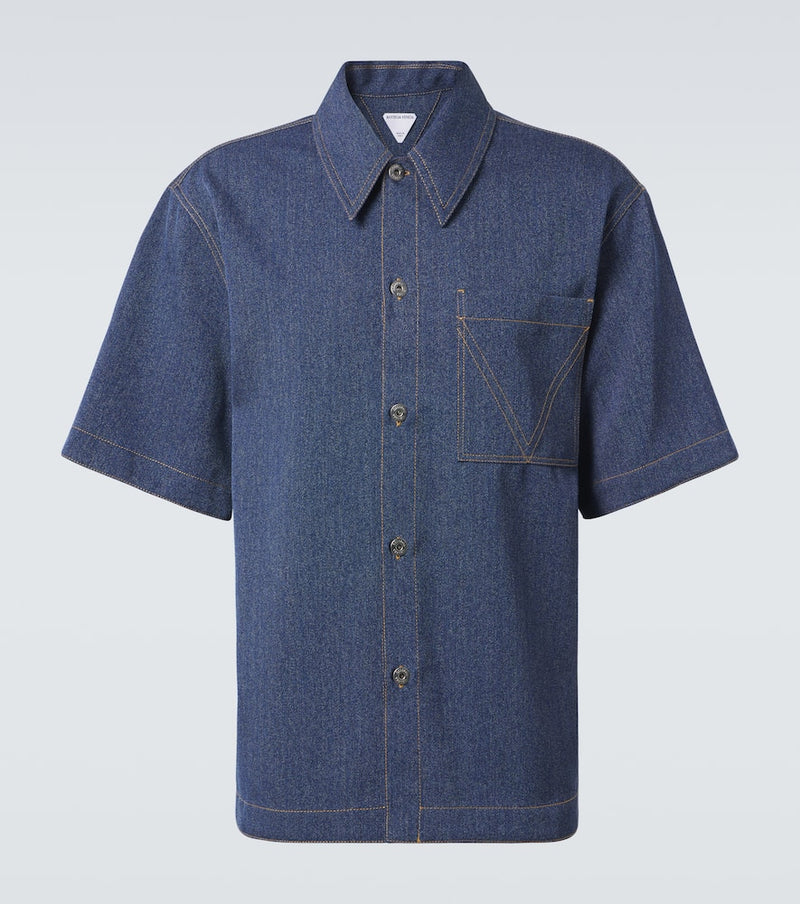 Bottega Veneta Knitted wool and cotton shirt