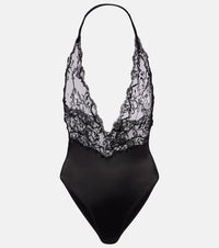 Givenchy Lace and jersey bodysuit