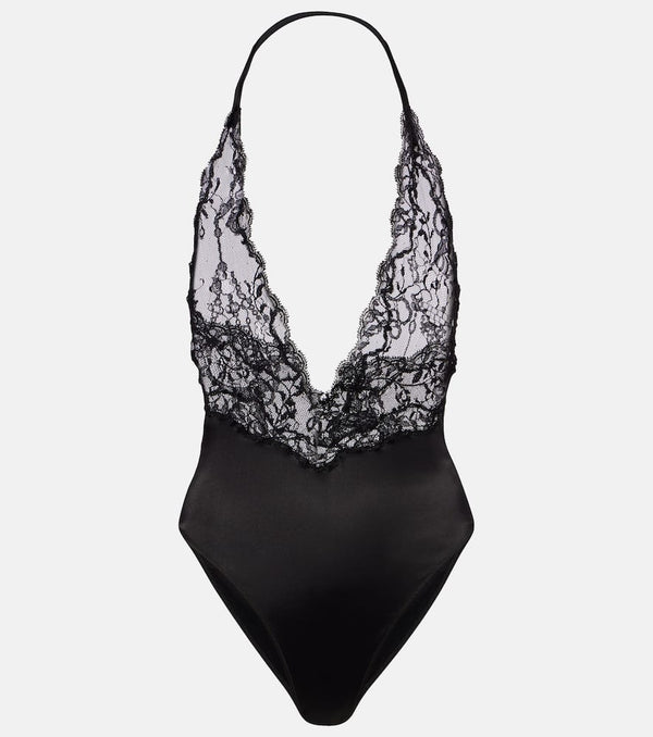 Givenchy Lace and jersey bodysuit