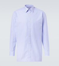 Charvet Checked cotton poplin shirt